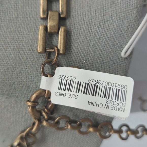 5 FOR $25! J. Crew Elegant Gold Tone Statement Necklace - Picture 5 of 6